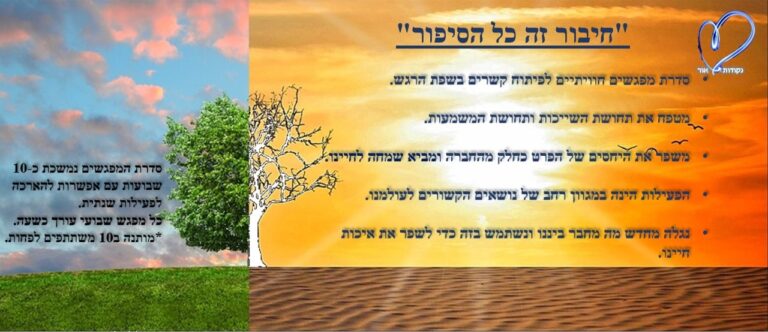 חיבור זה כל הסיפור